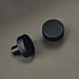 Meubelknop - Staal - ø 35 x 29 mm - Zwart Mat