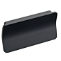 Meubelgreep - Zwart Mat - Breed: 85 mm - Hoog: 42.5 mm