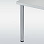 Tafelpoot - Wit - Ø 60 mm - Drie Hoogtes: 705, 870 en 1100 mm - 1 Stuk