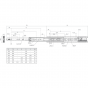 Kogelgeleiders - Push to Open - 3832TR - Vol Uittrekbaar - 300 t/m 550 mm - 45 kg