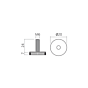 Stelschroef - M6 - Lengte: 24 mm - 10 stuks