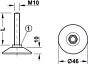 Stelschroef - M10 - Twee lengtes: 30, 50 mm - 4 stuks