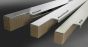 Greeplijst Aluminium - Infreesprofiel - Zilverkleurig Mat - Negen Lengtes