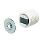 Magneetsluiting - Trekkracht: 2.5 tot 3.5 kg - Twee kleuren - Inboor: ø 13.6 mm/Diepte: 16 mm