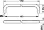 Meubelgreep - Industrieel - Zwart Mat - ø 10 mm - Lengte: 170 mm