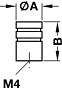 Meubelknop - RVS - Twee Maten - ø 15 en 20 mm