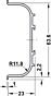 C-Profiel - Wit Glans - Lengte: 2500, 5000 mm - Ral 9016