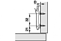 Salice Montageplaat - Lineair - 0 mm standaard