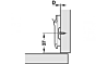 Salice kruismontageplaat 3 mm