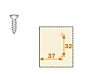 Salice kruismontageplaat - 0 mm - Standaard