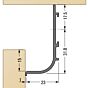 L-Profiel - Grijs Betonlook Mat - Lengte: 2500, 5000 mm