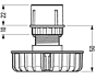 Keuken stelpoot - 65 - 95 mm  500 kg
