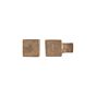 Meubelknop - Ruw Brons - Drie maten: 15, 20 en 25 mm