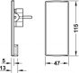 EVOline Plug - Platte stekker - 5 mm - Zonder Verlengsnoer - Kleur: Zwart en Wit