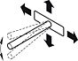 Plankdrager met bevestigingsplaat en afstelling - Plankdikte: ≥ min. 24 mm