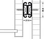 Kogelgeleider 3630 - 45kg - 400 t/m 700mm config
