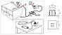 USB A + USB C Lader - Inbouw - 36 x 36 mm - 12 V - Drie kleuren