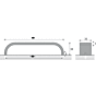 Meubelgreep - Aluminium - Greepdikte: 35 mm - Twee Lengtes: 199 en 327 mm