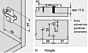 Blum kruismontageplaat - 3 mm - Voor Euroschroeven