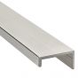 Greeplijst Bump - Aluminium - Zilver - Lengte: 2500 mm