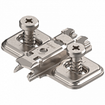 Blum kruismontageplaat  - Met Euroschroeven - 0 mm