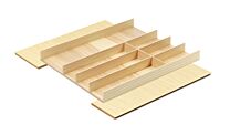 Set Bestekinzet LiniQ - Hout - Universeel - Drie kleuren - Kastbreedte: 50 - 60 cm