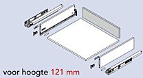 Grass Vionaro Rugwand op maat - Ladehoogte: 121 mm