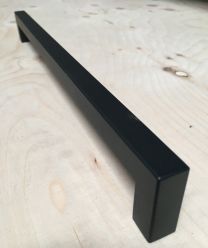 Meubelgreep Cortina - Zwart mat - Greepdikte: 15 mm - Vijf lengtes: 173 t/m 557 mm