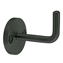 Garderobehaak - RVS Zwart - Hoogte: 40 mm - ø 6 mm