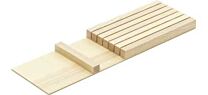 LiniQ Messenblok - Hout - Kleuren: Eiken, Noors Essen en Zwart Essen