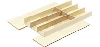 Set Bestekinzet LiniQ - Hout - Universeel - Drie kleuren - Kastbreedte: 40 - 45 cm