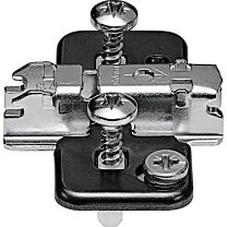 Blum Kruismontageplaat voor Expando - Onyx Zwart - 3 mm