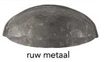 Komgreep - IJzer - Ruw Metaal - 82 mm