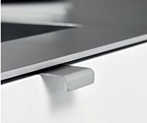 Meubelgreep - Aluminium - RVS look Geborsteld - Twee Lengtes: 40 en 200 mm