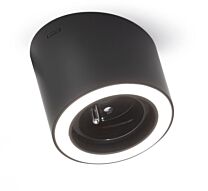 Unika Led Opbouw-spot met Stopcontact België - Hoek van 15° - Zwart Mat