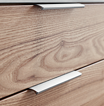Greep - Aluminium - RVS Look - Vier Lengtes: 40 t/m 350 mm