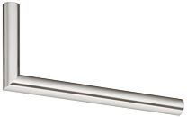 Garderobebeugel - RVS geborsteld - 300 x 125 mm - ø 25 mm
