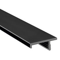 Greeplijst Hambo - Infreesprofiel - Aluminium - Zwart Mat - Lengte: 2500 mm