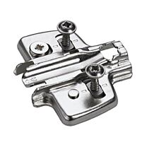 Hettich Sensys Kruismontageplaat + Spaanplaatschroeven - Afstand: 0 en 1.5 en 3 en 5 mm