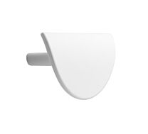 Meubelgreep Halve Maan - Wit Mat - 80 x 40,3 x 26,7 mm