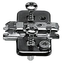 Blum Kruismontageplaat voor Expando - Onyx Zwart - 0 mm