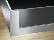 Voorgemonteerd  Binnenlade - Legrabox  M - Met Glas - Inbouwhoogte: 10.6 cm