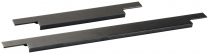 Greeplijst - Aluminium - Infreesprofiel - Dikte: 3 mm - Zwart Mat - 10 Lengtes
