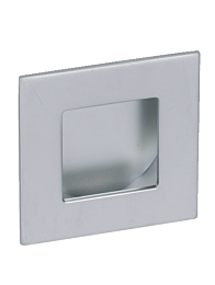 Komgreep - Chroom Mat - 50 x 50 mm - Om te lijmen
