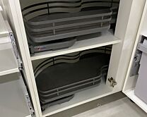 Sige Nuvola - Deurbr: 45 cm - Antraciet - Rechts Uitdraaiend