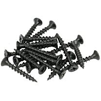 Schroeven - ø 4 mm - Lengtes: 16, 20, 25, 30, 40 mm - Pozidrive - Zwart - 20 Stuks