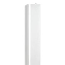 L-Profiel Verticaal - Aluminium - Wit Mat Ral 9016 - 2500 mm