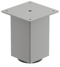 Blank Aluminium - 30x30 mm - Hoogtes: 50, 80, 100 mm
