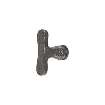 Meubelknop - Ruw Metaal - Twee maten: 37, 45 mm