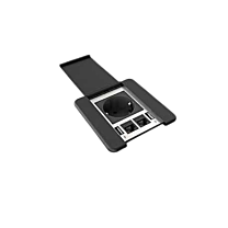 Source inbouwstopcontact met deksel + 2 USB A laders